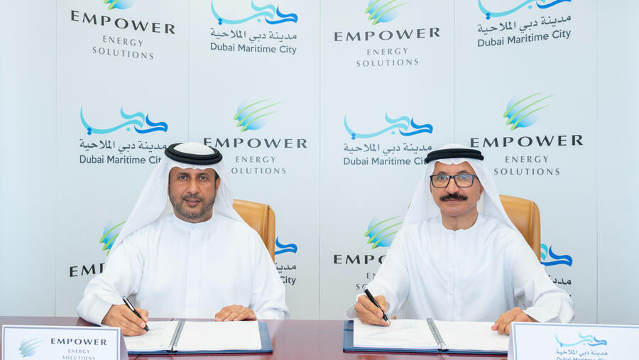 «إمباور» توقّع اتفاقية مع «مدينة دبي الملاحية» لتزويد مشروعها بطاقة تبريدية تتجاوز 63 ألف طن