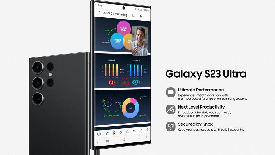 [انفوجرافيك] Galaxy S23 Ultra: قوة مطلقة، كاميرا مذهلة