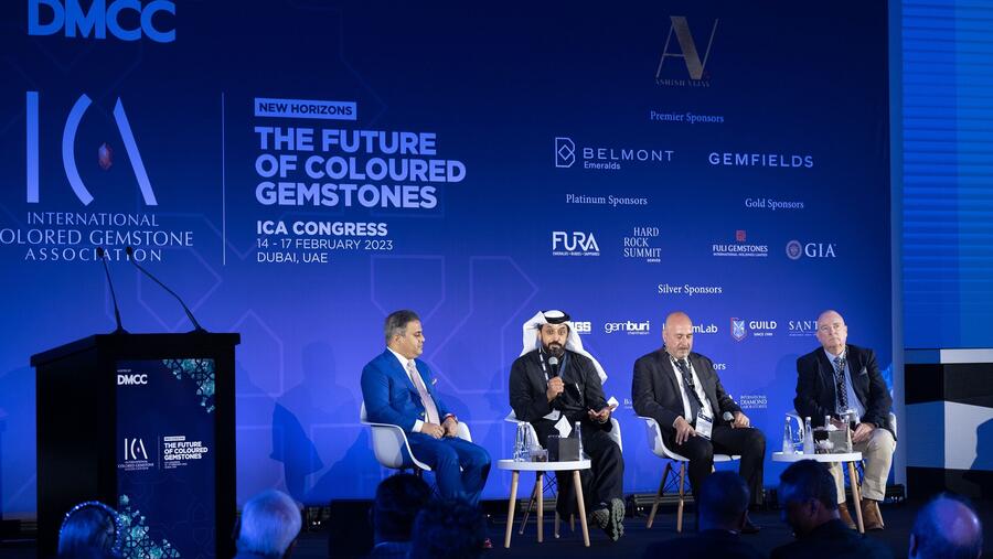 على هامش استضافته للمؤتمر السنوي للجمعية الدولية للأحجار الكريمة الملونة، مركز دبي للسلع المتعددة يعلن عن نمو تجارة الماس بنسبة 17٪ خلال عام 2022
