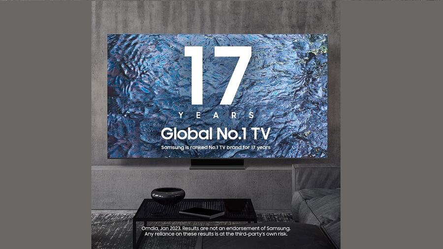سامسونج تتصدر سوق التلفزيونات العالمي طوال 17 عاماً على التوالي