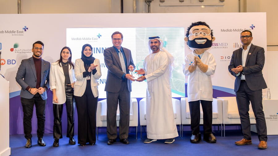 شركة ألفيو تكنولوجيز تفوز بمسابقة أفضل المختبرات الطبية الناشئة في ميدلاب الشرق الأوسط 2023