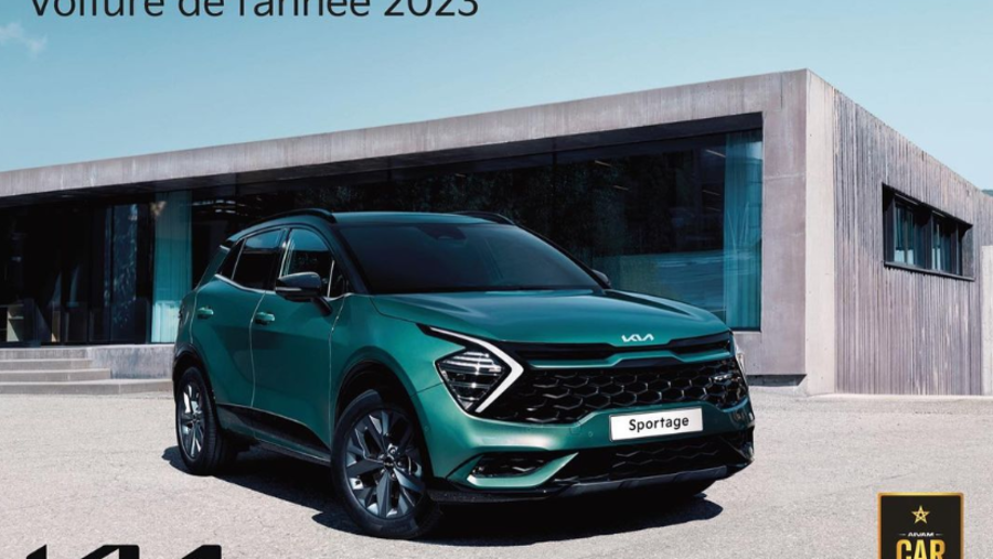 كيا سبورتاج تفوز بجائزة سيارة العام 2023 في المغرب 