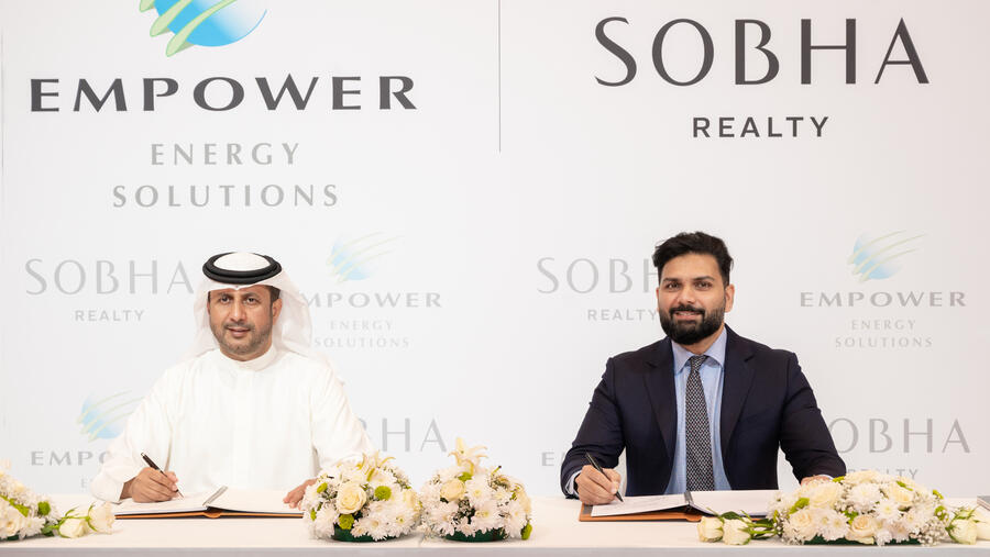 «إمباور» توقع اتفاقية مع «شوبا العقارية» لتزويد «شوبا هارتلاند»  بـ 17 الف طن تبريد