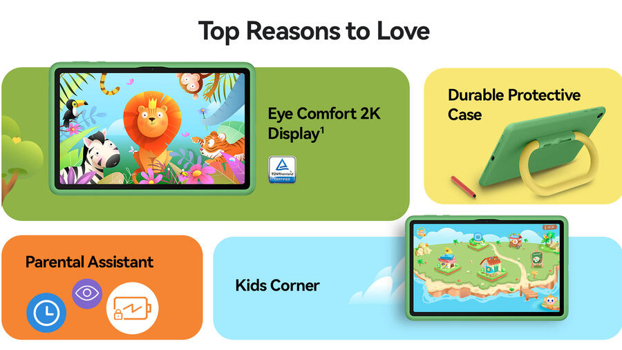 جهاز HUAWEI MatePad SE  اللوحي مقاس 10.4 بوصة إصدار الأطفال أفضل جهاز لوحي مناسب للأطفال لعام 2023 في قطر