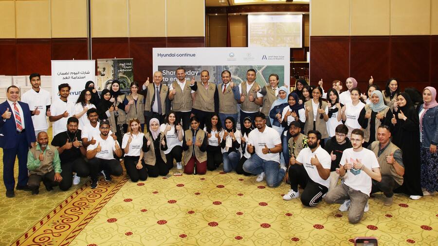 هيونداي ومؤسسة جمعة الماجد تتعاون مع مؤسسة الإحسان الخيرية وجامعة عجمان لإطلاق حملة " التنقل من أجل بنك الطعام" الرمضانية   