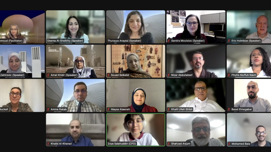 وايل كورنيل للطب – قطر تعقد ورشة عن التقييم للمحاضرين في مجال الرعاية الصحية