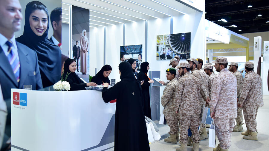 مجموعة الإمارات تختتم بنجاح مشاركتها في معرض توظيف مجندي الخدمة الوطنية