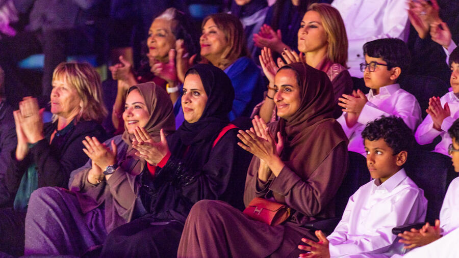 سعادة الشيخة هند بنت حمد تشهد افتتاح العرض المسرحي "شوتايم!" التابع لمؤسسة قطر