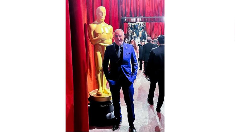 محمد حفظي يحضر حفل توزيع جوائز الأوسكار الخامس والتسعين