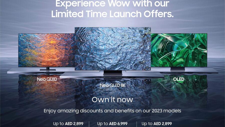 سامسونج تطرح أحدث باقة من أجهزة التلفزيون للعام 2023 في دولة الإمارات العربية المتحدة
