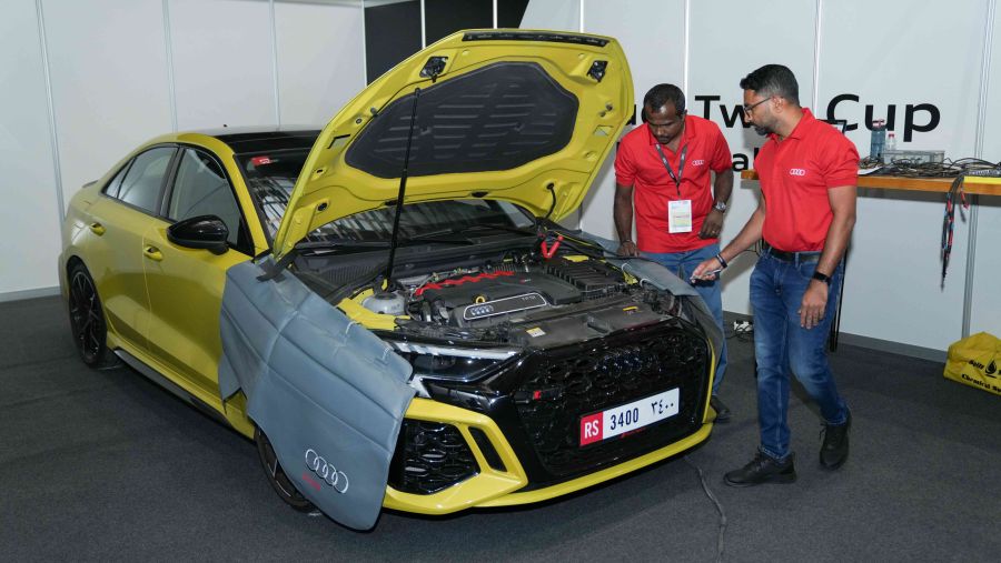 أودي الشرق الأوسط تعلن أسماء الفائزين في مسابقة Twin Cup Challenge للعام 2022 لفرق الخدمة والفنيين