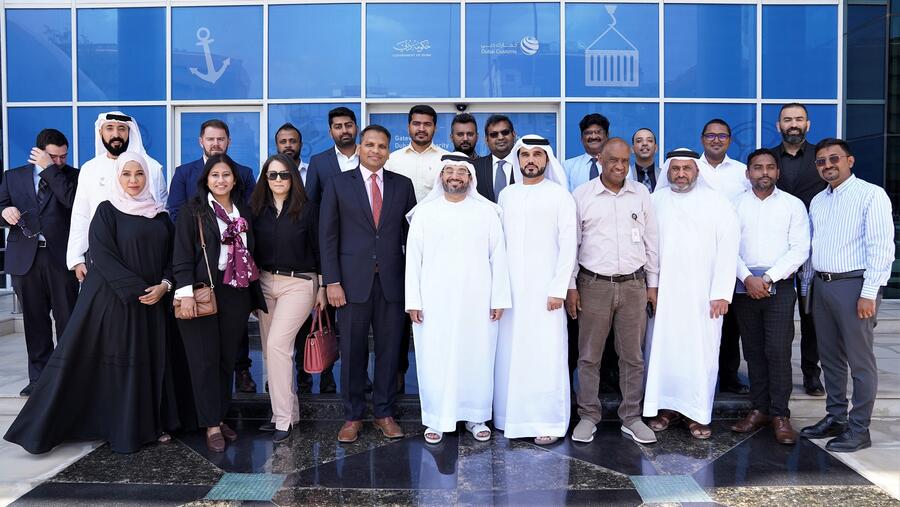 جمارك دبي تستعرض تجربتها في الابتكار لوفد من" إمداد"