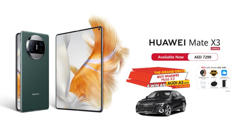 اختبر مستقبل الهواتف الذكية القابلة للطي: HUAWEI Mate X3 متوفر الآن في الإمارات العربية المتحدة