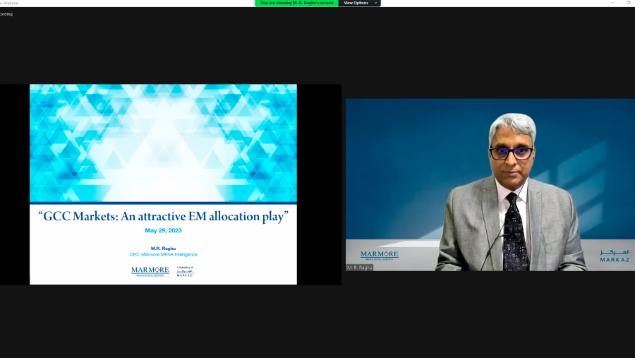 "المركز" يختتم ندوة افتراضية حول تطور الأسواق الخليجية كفرص هامة ضمن الأسواق الناشئة