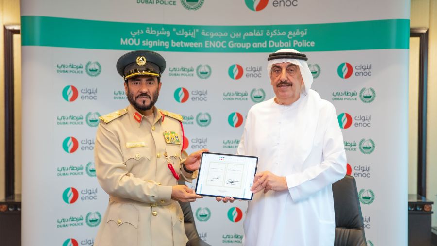 شرطة دبي واينوك توقعان مذكرة تفاهم بشأن التعاون والتنسيق المشترك لحماية الأرواح  والممتلكات في دولة الإمارات