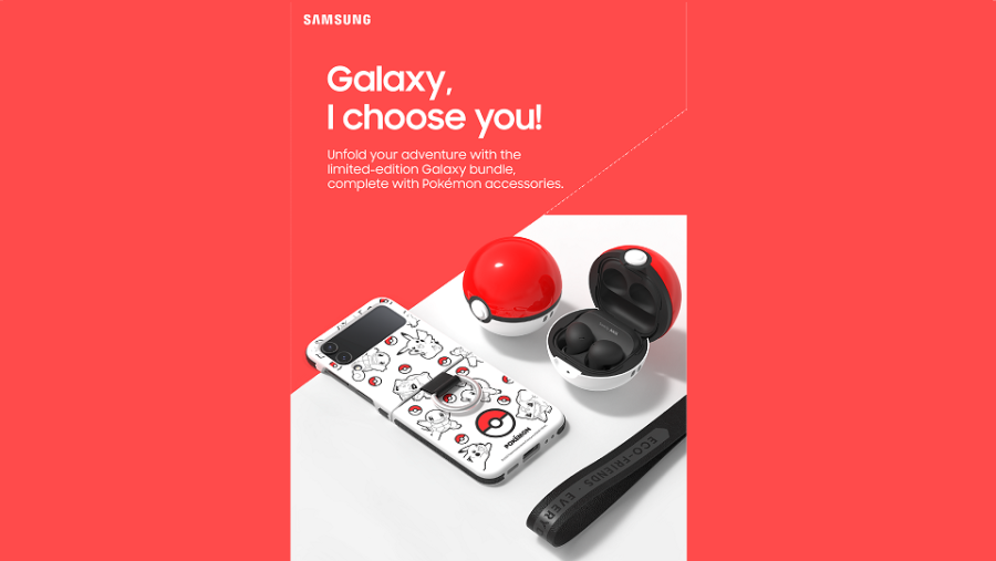 سامسونج تقدم عالم بوكيمون لعملائها في الإمارات من خلال ملحقات تحمل سمات خاصة بهاتف Galaxy Z Flip4 وسماعات أذن "Galaxy Buds2 Pro"
