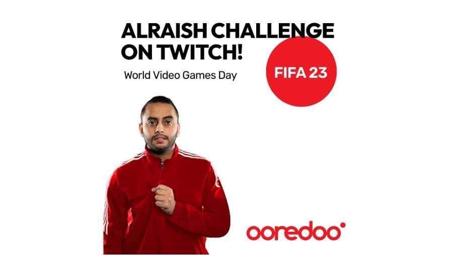 Ooredoo الكويت استضافت أكبر بطولة ألعاب فيديو FIFA 23 على منصة Twitch بالتعاون مع بطل منتخب الكويت عبدالله الريش.