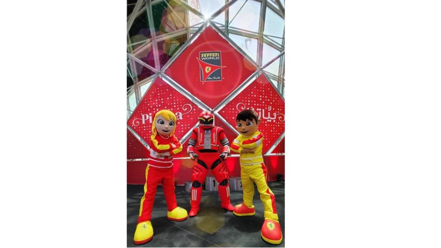 عالم فيراري أبوظبي تقدم ثلاث شخصيات جديدة "بيلا" و"جاك" و"جيو"