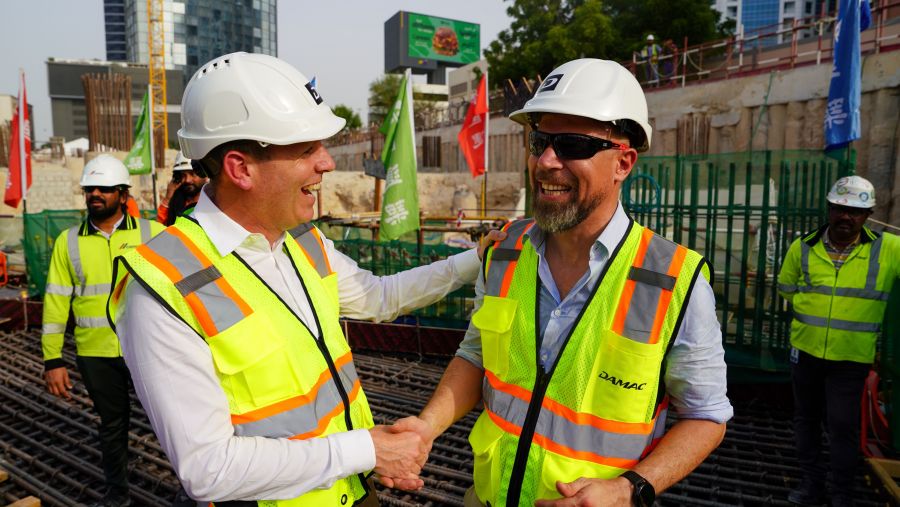  "كافالي تاور" من داماك يحرز تقدماً ملحوظاً في أعمال البناء 