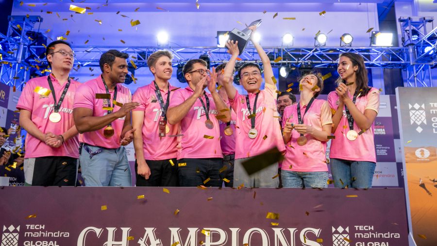 ترايفيني كونتيننتال كينجز بطل الدوري العالمي للشطرنج بعد نهائي مثير 