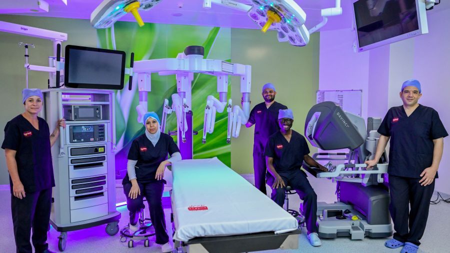 برجيل الطبية تطلق روبوت دافنشي Xi المتطور لإجراء العمليات المعقدة بأقل قُدْر من التدخل الجراحي  