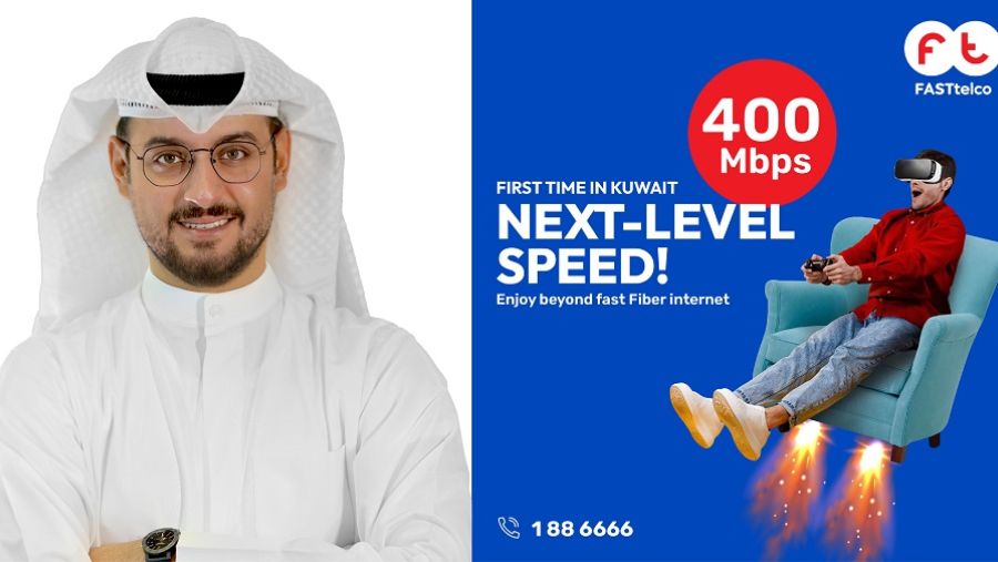 Ooredoo الكويت الأولى بإطلاق سرعة   Mbps400 في الكويت بالتعاون مع FASTtelco