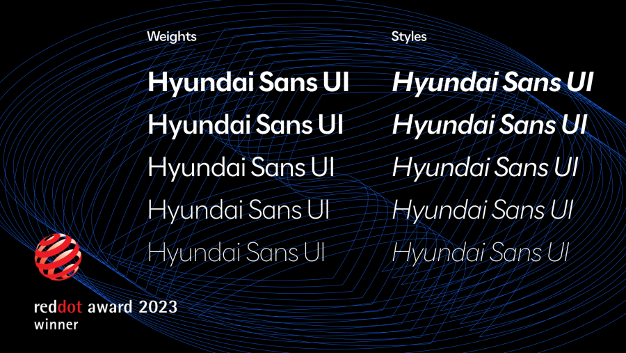 هيونداي موتور تفوز بجوائز ريد دوت للتصميم عن N Vision 74 ونظام تصميم المعلومات والترفيه "Seon" وخط واجهة المستخدم Hyundai Sans الرقمي