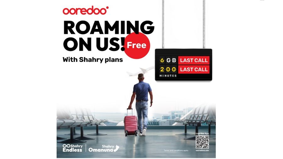 Ooredoo تتيح لعملائها البقاء على اتصال دائم أثناء السفر حول العالم عبر باقة التجوال المضافة لباقات شهري بلا توقف وشهري عُماننا  