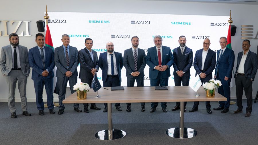 عزيزي للتطوير تُبرم مذكرة تفاهم مع سيمينز لتحقيق أهداف الاستدامة في دولة الإمارات العربية المتحدة
