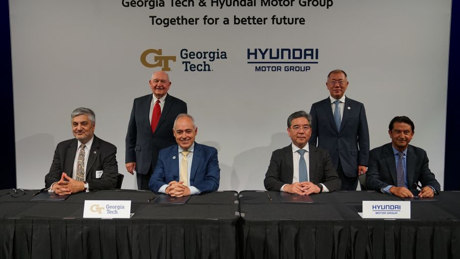 جورجيا للتقنية ومجموعة هيونداي موتور توقعان مذكرة تفاهم للتعاون في مجال التنقل المستقبلي