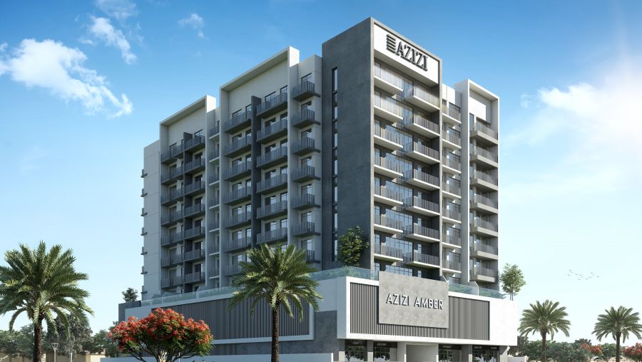 عزيزي تبيع 100% من الاستوديوهات والشقق من غرفة واحدة في مشروعها عمبر بالفرجان