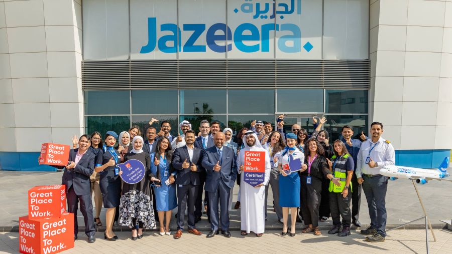 طيران الجزيرة تصنّف من بين أفضل أماكن العمل في منطقة آسيا لعام 2023 