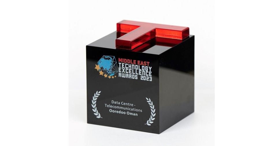 Ooredoo تفوز بجائزة مركز البيانات بفئة الاتصالات خلال حفل توزيع جوائز الشرق الأوسط للتميز التكنولوجي 2023