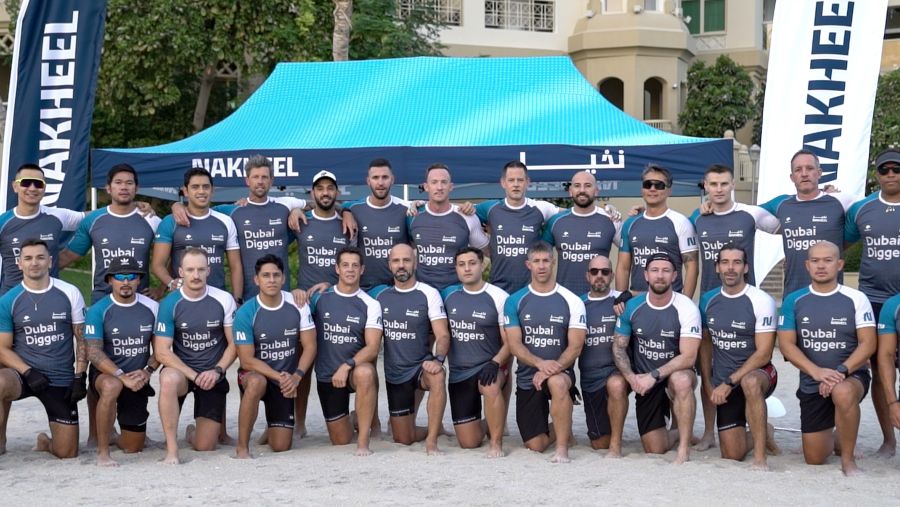 "نخيل" ترعى فريق سباق قوارب التنين الإماراتي "دبي ديجرز"