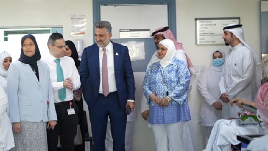بنك البحرين الإسلامي (BisB) ينظم زيارة تطوعية لمركز إبراهيم خليل كانو الصحي والاجتماعي