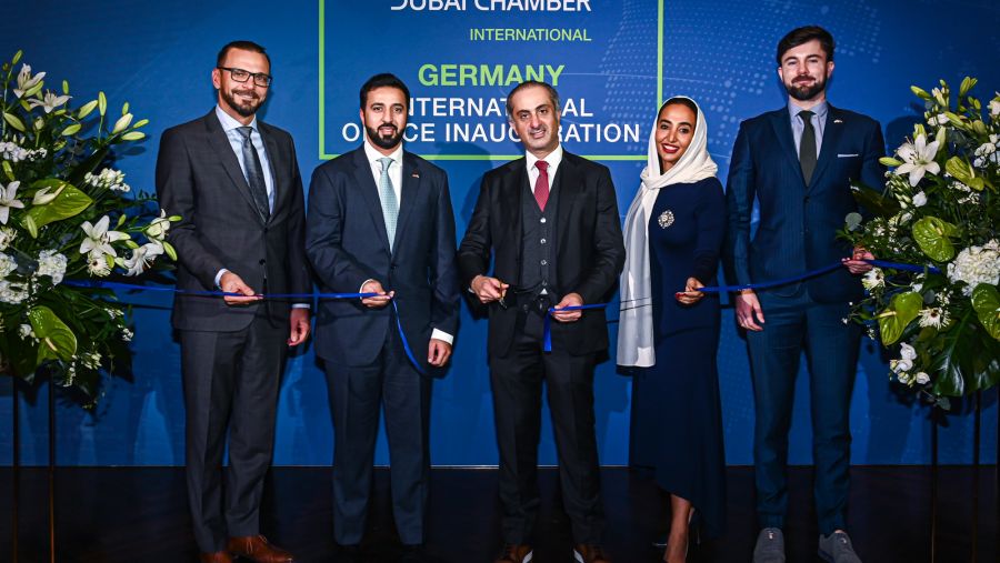 غرفة دبي العالمية تفتتح مكتباً تمثيلياً خارجياً في مدينة فرانكفورت الألمانية