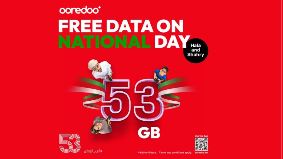 Ooredoo تطلق عرضاً خاصاً بمناسبة اليوم الوطني الـ 53 المجيد