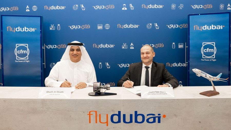 فلاي دبي توقع اتفاقية خدمات لمحركات سي اف ام ليب