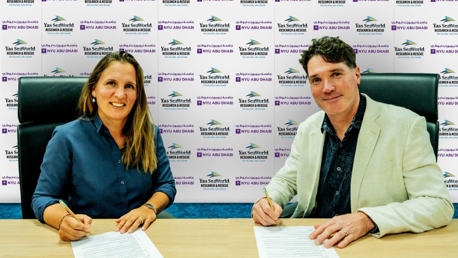 مركز ياس سي وورلد للبحوث والإنقاذ يوقع اتفاقية مع جامعة نيويورك أبوظبي لتعزيز الجهود البحثية المشتركة المتعلقة بالأحياء البحرية في المنطقة