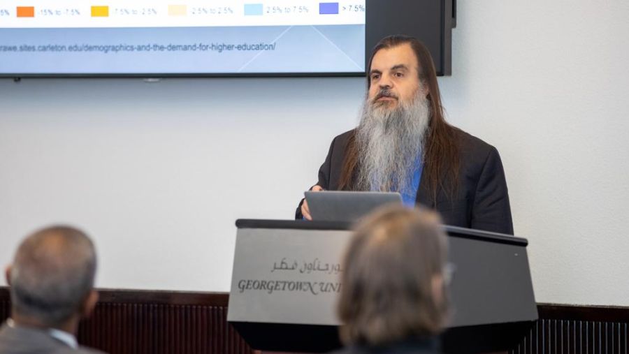 Futurist Alexander Explores the Powerful Role of Higher Education During Climate Crisis and Age of AI at GU-Q