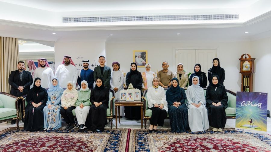 تعاون بين مجلس ماجد خلفان بن ثنية و HUAWEI GoPaintلتعزيز الإبداع في المجتمع الإماراتي