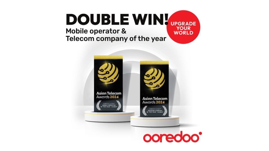 Ooredoo تنال لقبي "أفضل مشغل لشبكات المحمول" و"أفضل شركة اتصالات" في الكويت للعام 2024