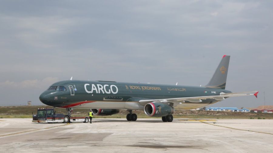 الملكية الأردنية تضم طائرة شحن جديدة من طراز ايرباص321 A الى أسطولها