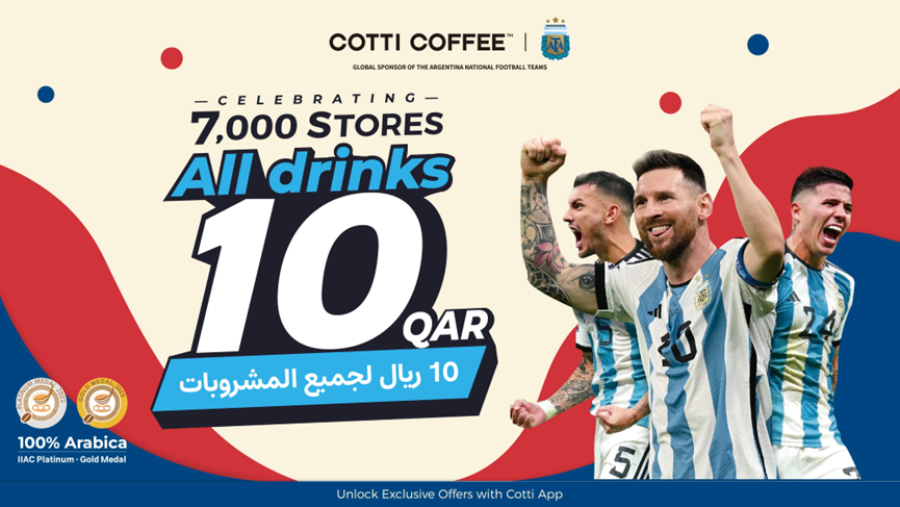 COFFEE تصل إلى إنجاز بامتلاكها 7,000 متجر حول العالم وتُطلق حملة عالمية جديدة احتفاءً بهذا الإنجاز