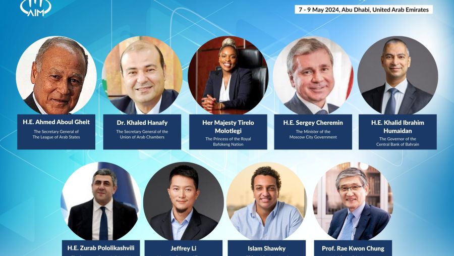 أكثر من 900 متحدث عالمي في فعاليات الدورة ال 13 من قمة AIM للاستثمار في أبوظبي