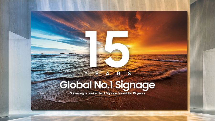 Samsung Electronics Ranks First in Global Digital Signage Market for 15th Consecutive Year