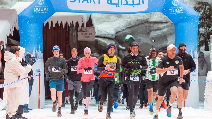 Winners of DXB Snow Run at Ski Dubai announced