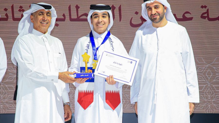 عبد الرحمن الجابر بطلاً لتحدي القراءة العربي في دولة قطر