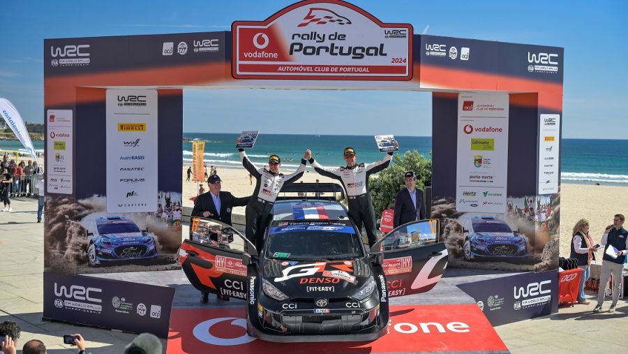 TOYOTA GAZOO Racing Secures Top Podium Position at Rally de Portugal