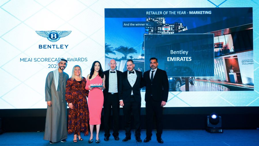 بنتلي الإمارات تحصد أربع جوائز مرموقة خلال مؤتمر الوكلاء الإقليمي للشرق الأوسط والهند وأفريقيا